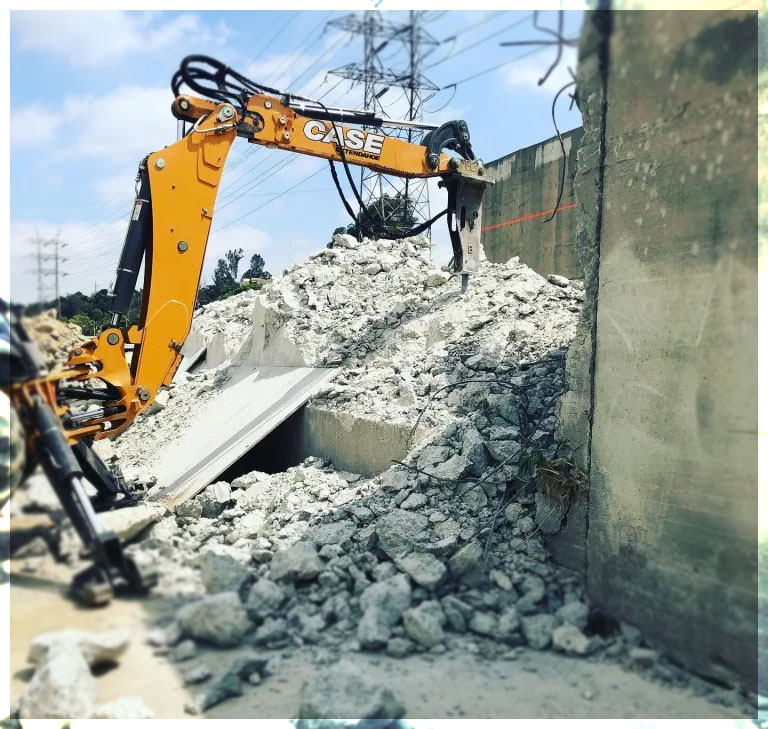 Concrete Demo and Removal Mora's Equipment and Construction